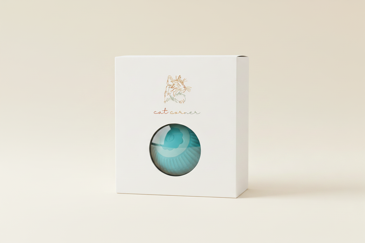 Cat Corner Branded Packaging - Clean Design