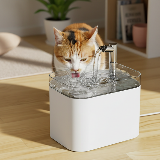 Natural Cat Water Fountain Photo